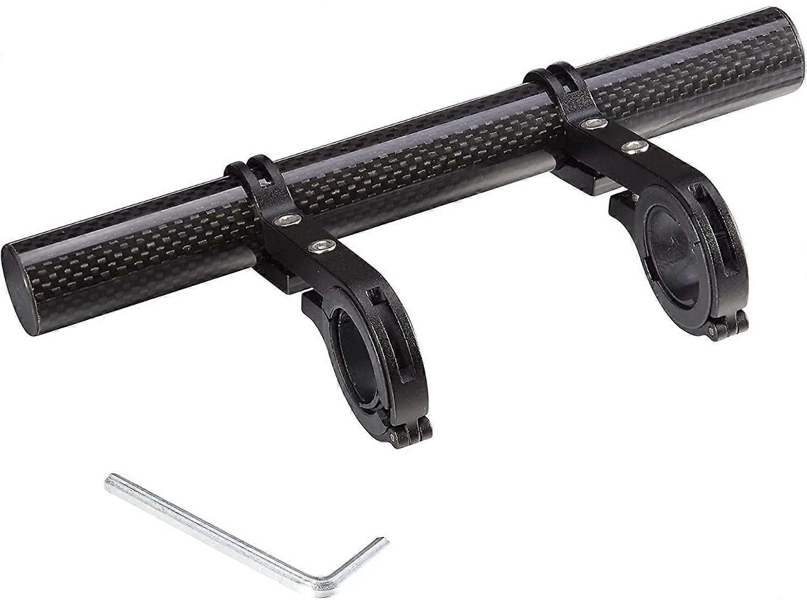 Rebe-extensor De Manillar De Bicicleta De Aluminio Com Doble Extensión E Parafuso (20cm)
