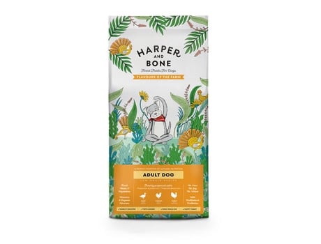 Ração para Cão HARPER & BONE Dog Adult Medium & Large Flavours Of The Farm (18 kg)