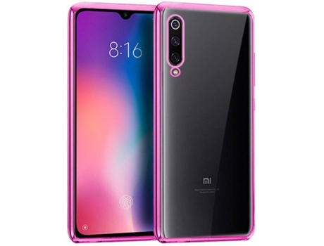 Carcasa  para Xiaomi Mi 9 Borde Metalizado (Rosa)