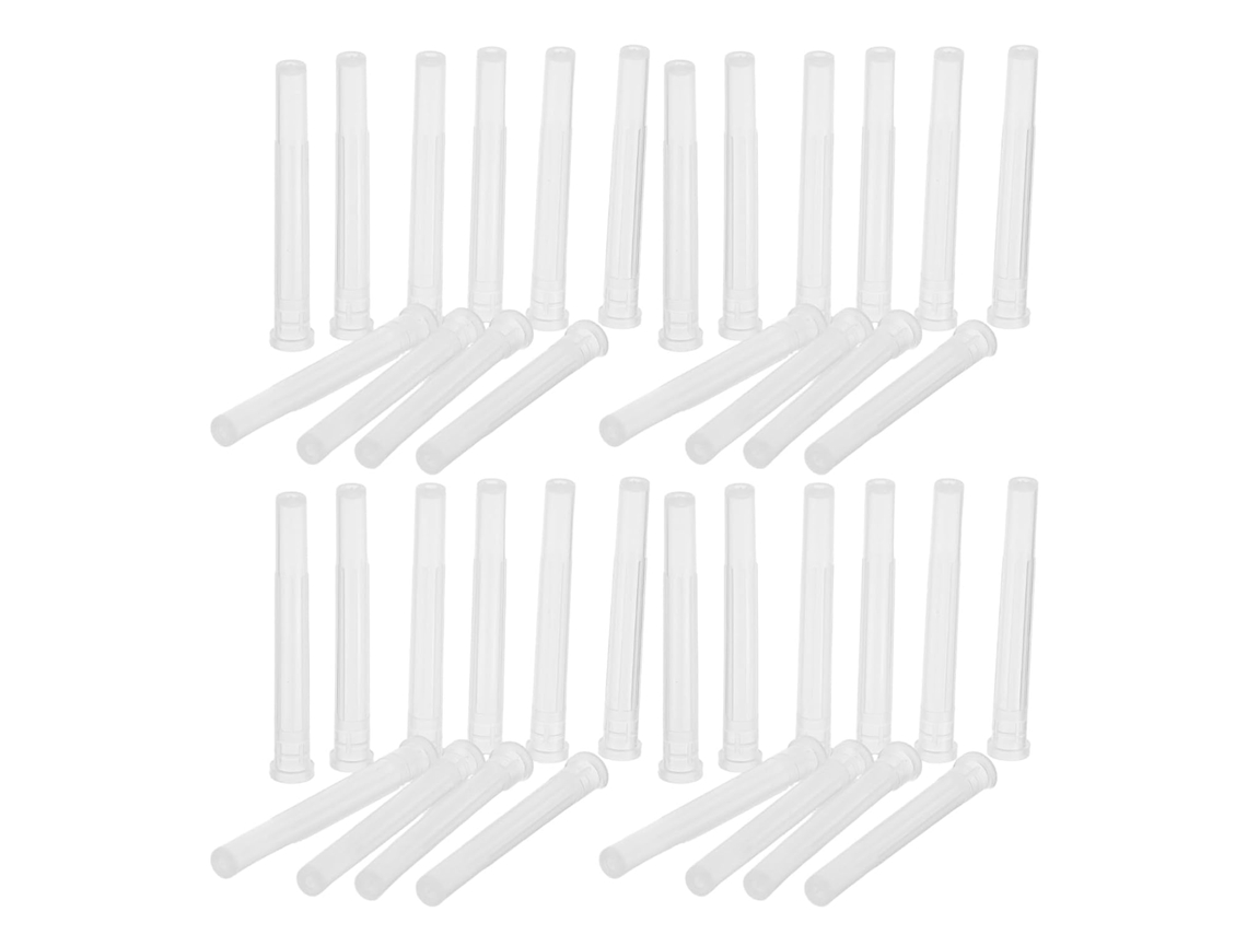 Pacote Com 100 Tampas De Plástico Transparente, Acessórios De Proteção.