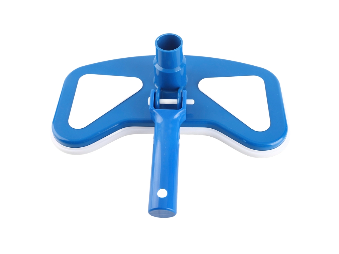 Ronjoe-escova De Cabeça De Aspirador Curva Para Piscina Azul E Branca 12 Polegadas Com Cabo