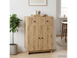 Vidaxl Buffet Carvalho Arttisan 66 X 34,5 X 90 Cm Derivados De Madeira