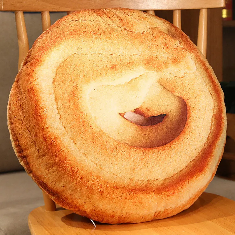 Almofada para Adulto, Almofada de Assento, Almofada de Encosto, Imitação de Biscoito MDUG (45 Cm)