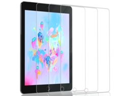 Kit com 3 películas para iPad (9,7") 6ª geração, vidro temperado 9H-3D