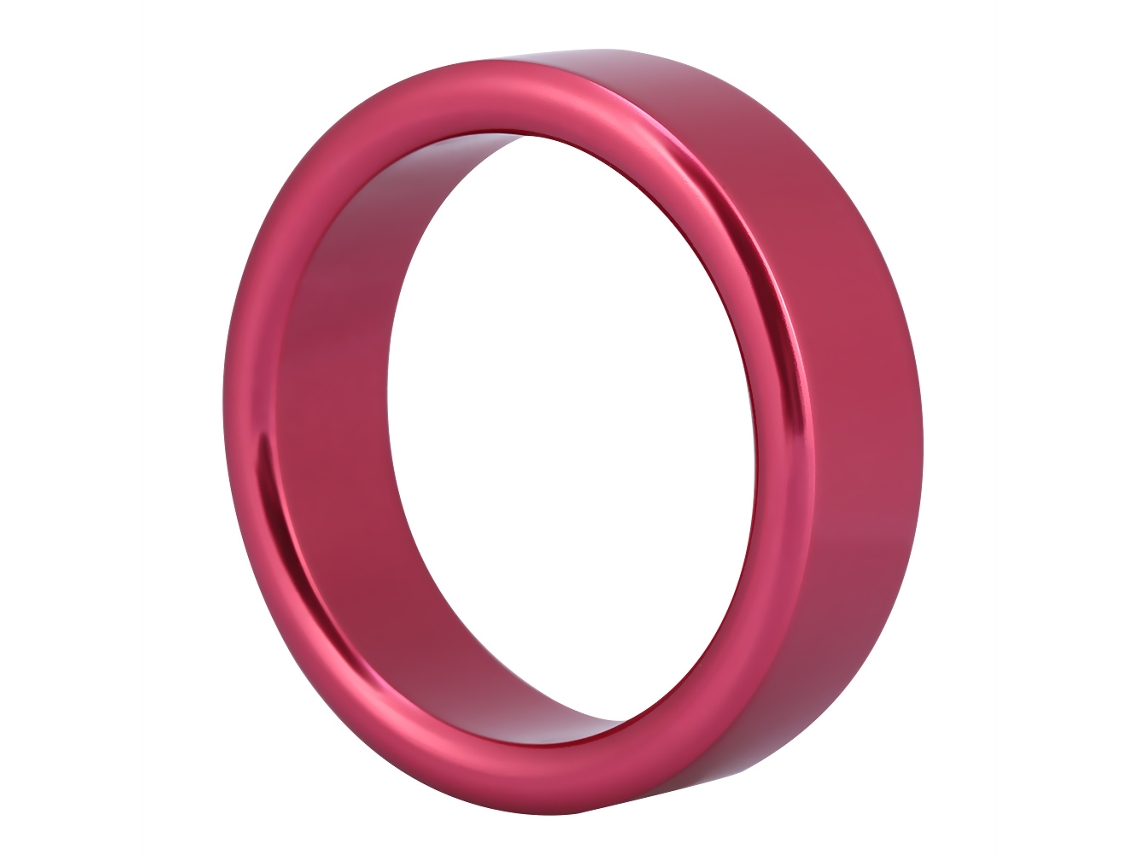 Anel Para Pênis De Homem Enhancer Retardante Brinquedo Erótico Adulto Vermelho 45mm