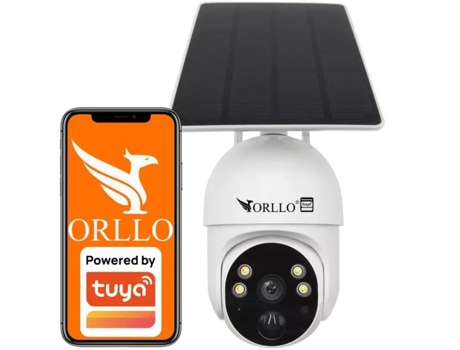 Câmera IP Wireless 4G LTE Rotativa com Painel Solar Orllo TZ1 Pro