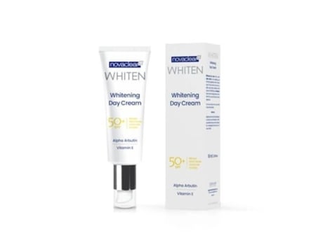 Clareador Facial Novaclear Para Reduzir Manchas De Pele Durante O Dia Com Fps 50 50ml Equalan Pharma