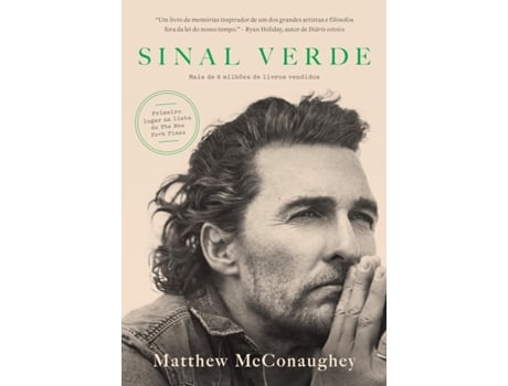 Livro Sinal Verde De Matthew Mcconaughey (português Do Brasil)
