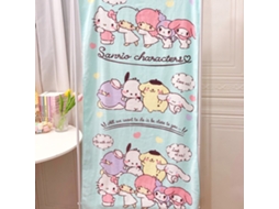 Toalha de Banho Infantil Cute Cartoon Animais Azul Algodão Macio Absorvente Praia 120x60cm