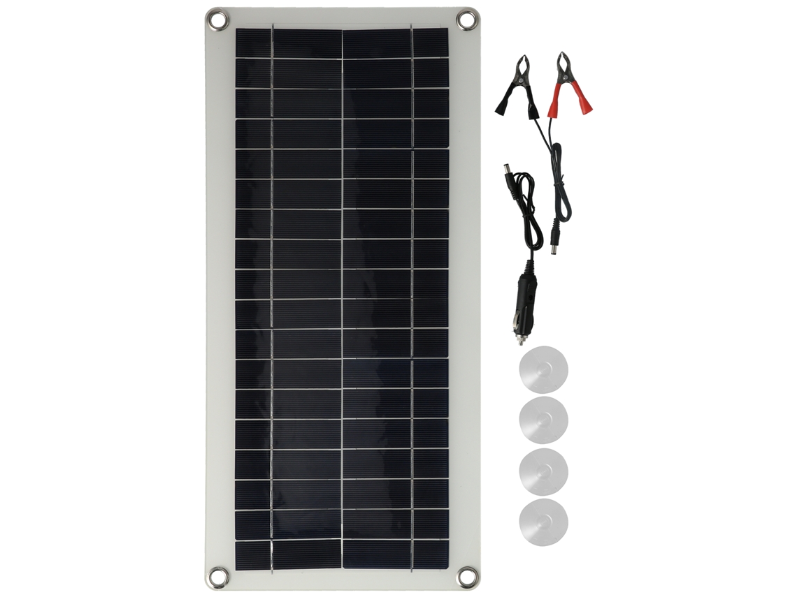 Controlador de painel solar flexível de 20W, com carregador USB CHABERLU