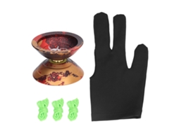 Mali yo Yo Toy 2 Modos de Rotação H Shape Unresponsive Bola de Jogo para Crianças Dourado