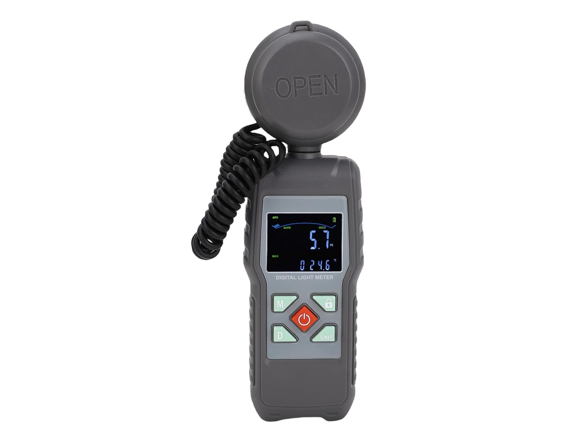 Medidor De Luz Digital Modelo Luxo Com Resposta Rápida Para Jardim.