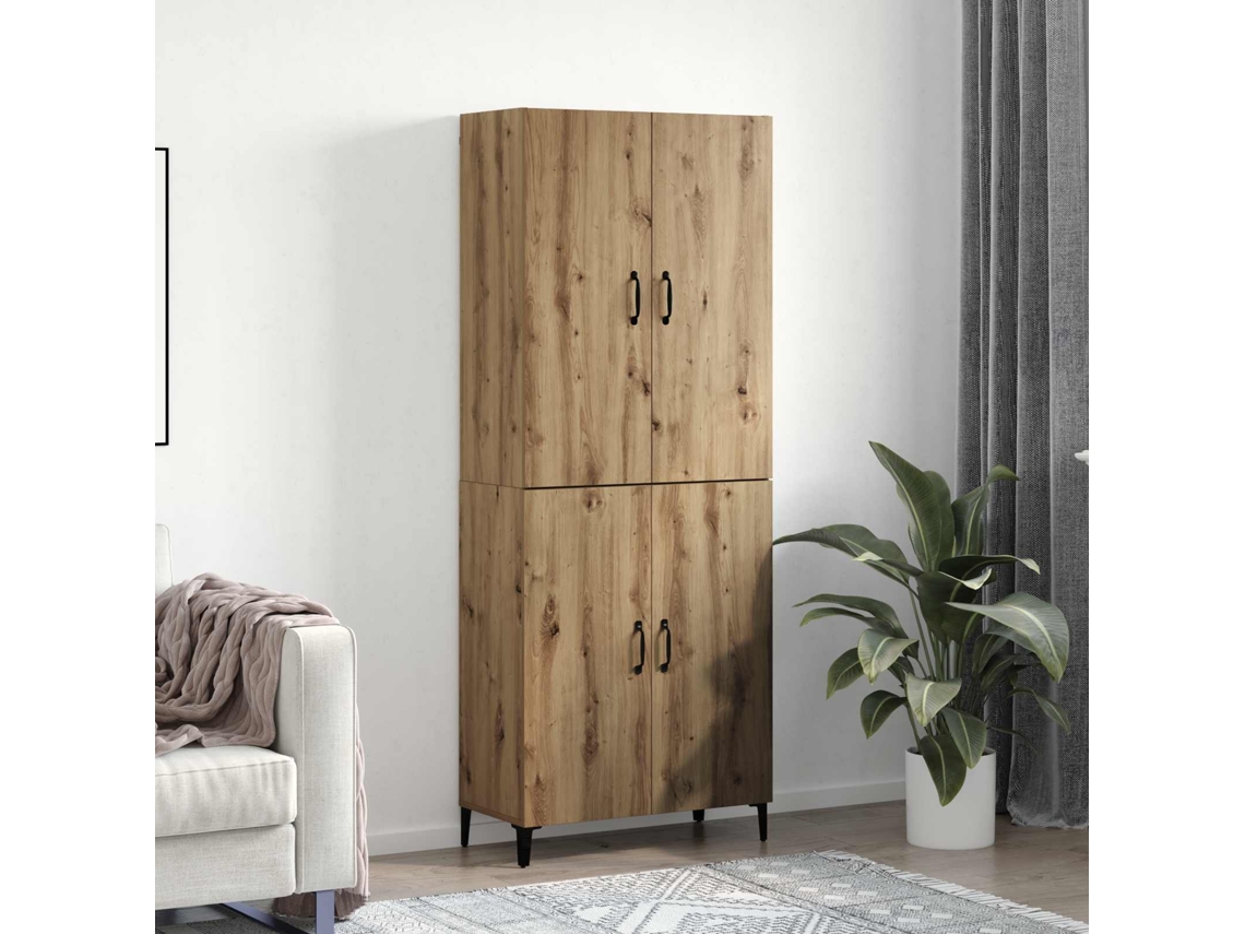 Vidaxl Buffê 2 Unid. Carvalho Artesanal 69,5 X 34 X 180 Cm