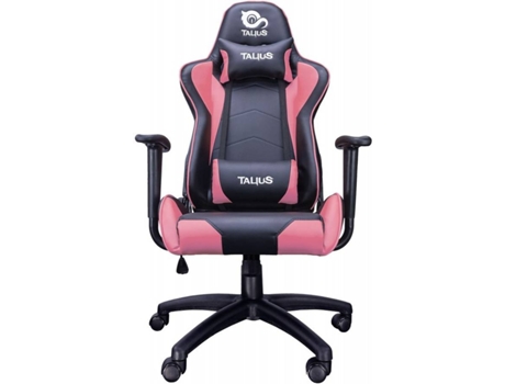 Cadeira Gaming TALIUS Tal-Gecko-Pnk (Até 120 kg - Preto e Rosa)
