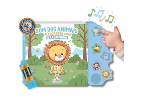 Livro Som Dos Animais Na Floresta Com O Leaozinho - Blu Editora De Diversos (português Do Brasil)