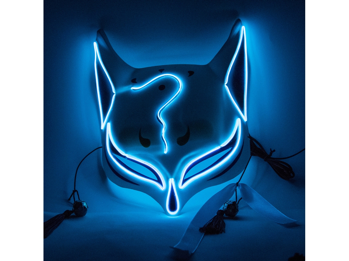 Máscara led de raposa para Halloween LAXISCREED
