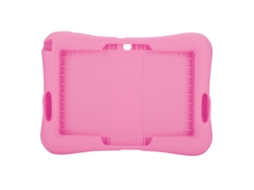 Capa Protetora (antichoque Com Suporte) Para Samsung Tablet P5200 (tab3 10.1") Capa De Silicone Rosa