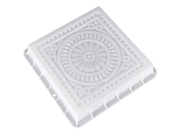 Molde De Plástico Para Concreto Forma De Camino Jardín Acera Patio Pavimentos Diy Reutilizable