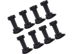 Sewacc 8 Peças Pés De Móveis Espessados E Ajustáveis Em Altura, Pés De Plástico Para Mesa, Sofá E Armário, Suporte Para