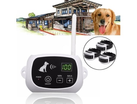 Sistema de Contenção de Treino para Cães ECSEE Wireless (Preto - 500m)
