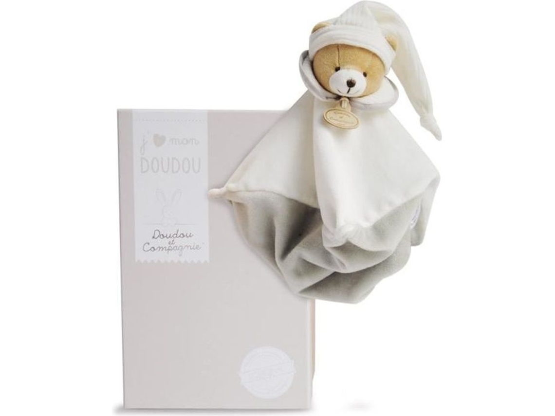 Edredom para Personalizar DOUDOU ET COMPAGNIE Urso Bege Misto 0 Meses Multicolorido Altura 25Cm