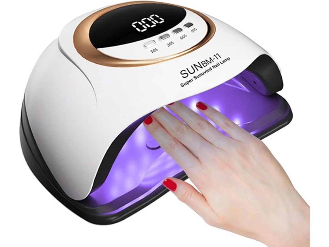 Secador Profissional Para Gel De Unhas Uv‑led 180w,45 Lâmpadas, Secagem Rápida, Sensor Automático