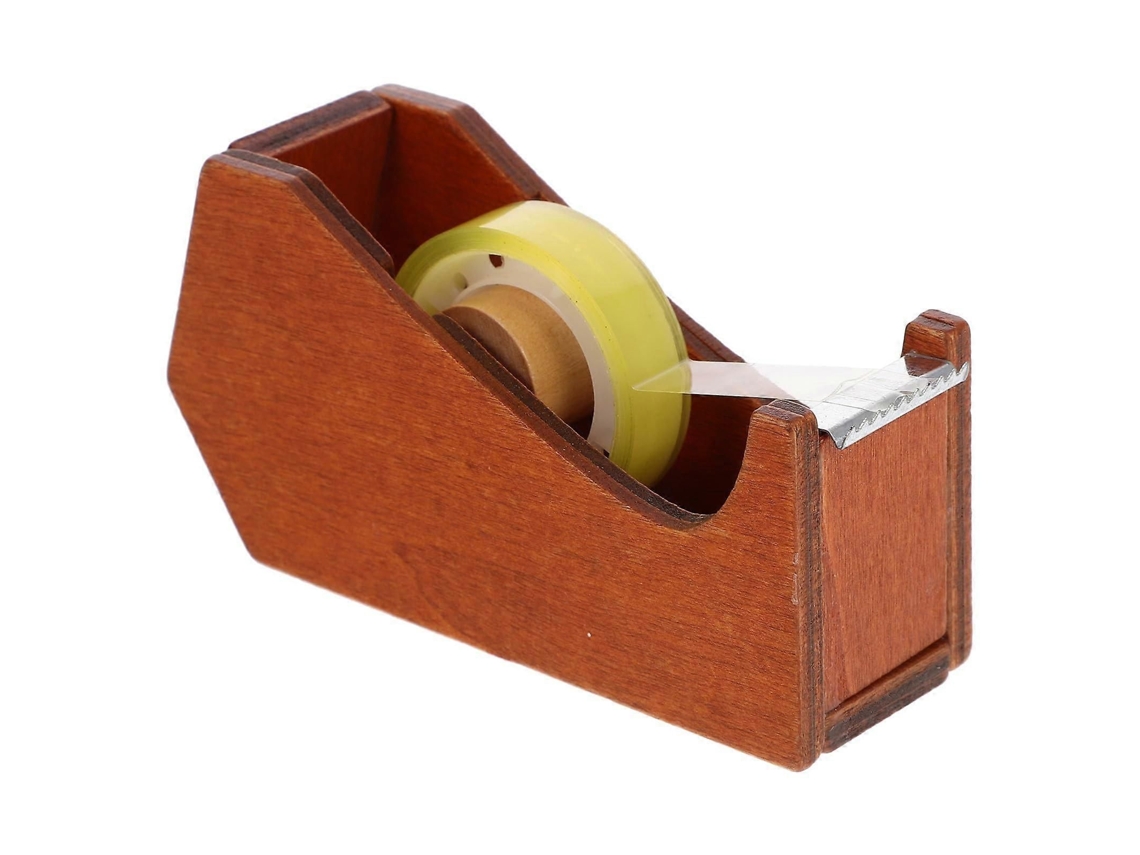 Dispensador de Fita Adesiva Mesa em Formato Animal, Feito Madeira Resistente, Ideal para Casa e Escritório. GOKOCO