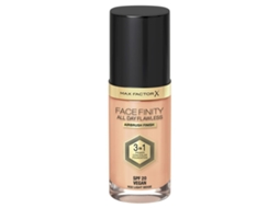 Base de Maquilhagem Cremosa Max Factor Facefinity 3 em 1 Spf 20 Nº 32-Light Beige 30 Ml