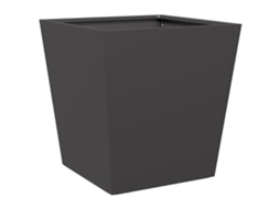 Garden Planter, Garden Planters Vidaxl Preto Aço (40 X 40 X 40 Cm)