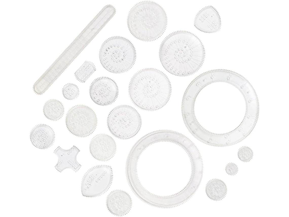 Conjunto De 22 Peças De Ferramentas Para Desenho E Curvas Para