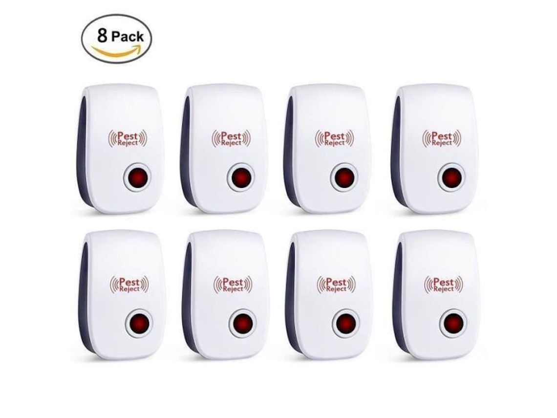 Sh17397-8 X Roedor Repelente de Insetos Ultrassônico Anti-Pest Plug Anti-Mosquitos Ratos Eletrônicos para Armazém Doméstico em YWEI