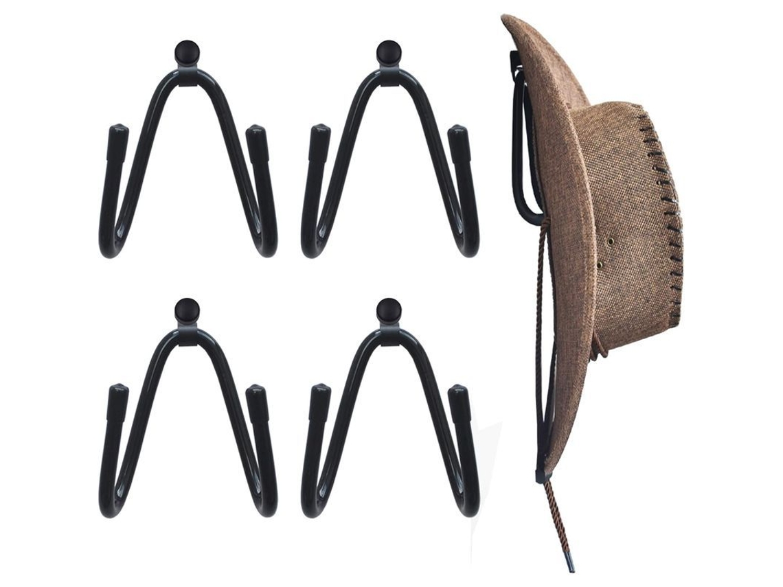 Suporte de chapéu de cowboy para parede, 4 unidades NOVA LINE