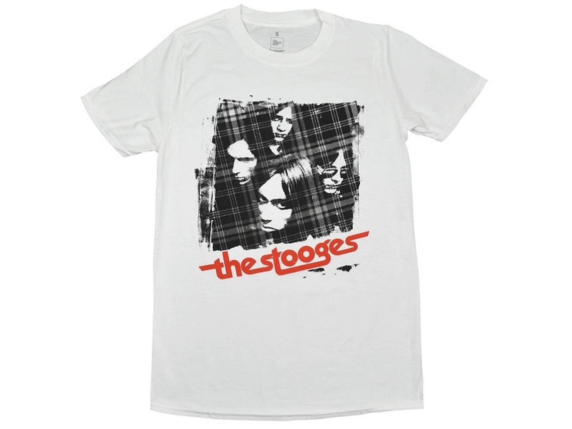 The Stooges Four Faces T-shirt Unisex Adults Size:l