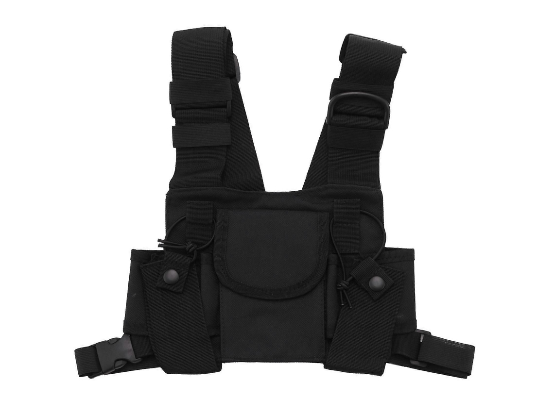 Bolsa De Bolso Para Rádio, Tipo Colete, Com Suporte Para Peito, Estojo Para Transporte De Rádio Bidirecional.