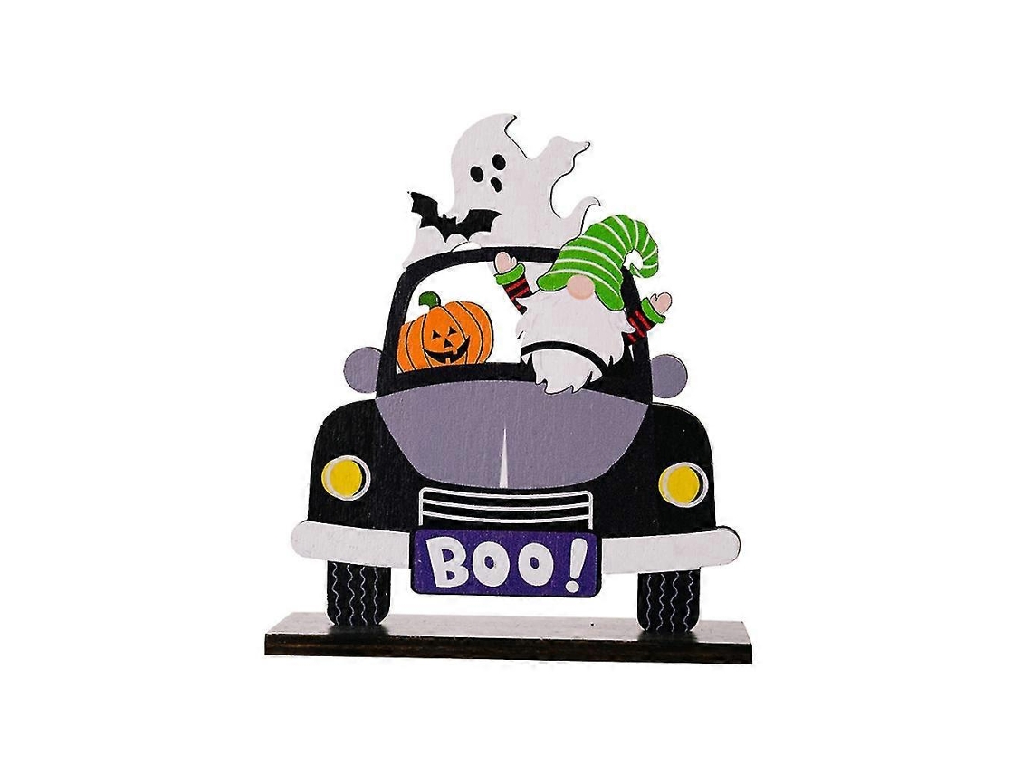 Enfeites De Madeira Para Halloween, Enfeites De Mesa Para Halloween, Decorações De Halloween, Caminhões, Gnomos. Ly Ebike