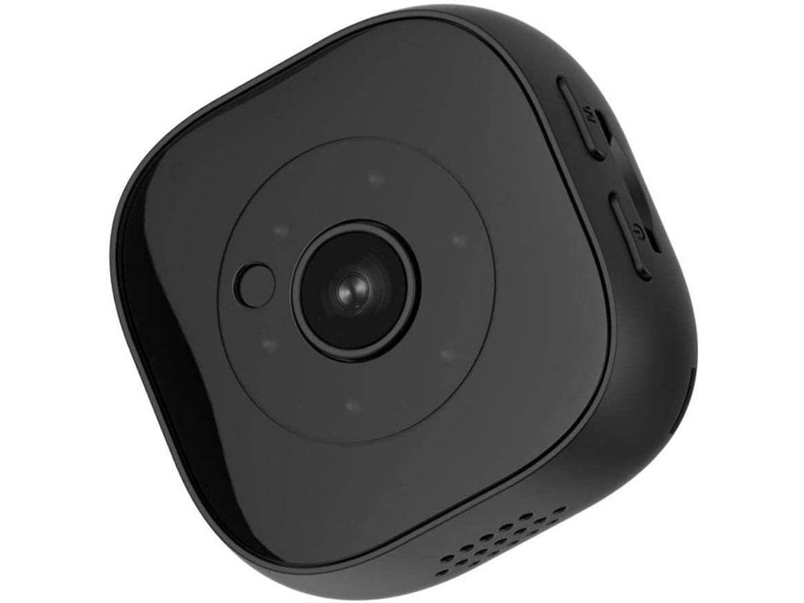 Mini Câmera de Vigilância Interna Wifi Hd com Sensor de Movimento e Função de Visão Noturnapreto YIZHOOD