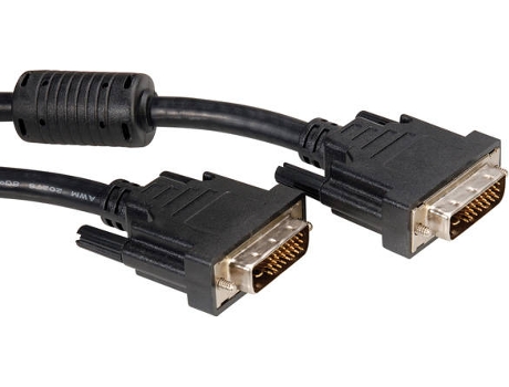 Cabo de Série ROLINE (DVI - Dual Link - M/M - 10 m - Preto)
