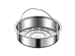 Cesto Para Cozimento A Vapor Em Aço Inoxidável 316 Com Alça, Furos Densos, Resistente À Corrosão, Para Panela De Arroz.
