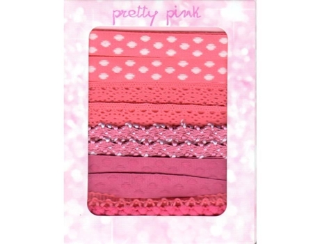 Rosa Bonita Conjunto De 5 Fitas, 1 Metro De Cada 009 Mediac