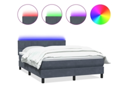 Box Spring Bed, Box Spring Beds Vidaxl Cinzeto Veludo (160 X 210 Cm)