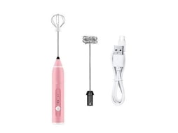 Espumador De Leite Elétrico Espumador De Leite Portátil Para Café Slowmoose (rosa)