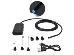Endoscópio WiFi 5.5mm câmera de inspeção com 6 LEDs IP67 impermeável bore scope para indústria | S/MARCA