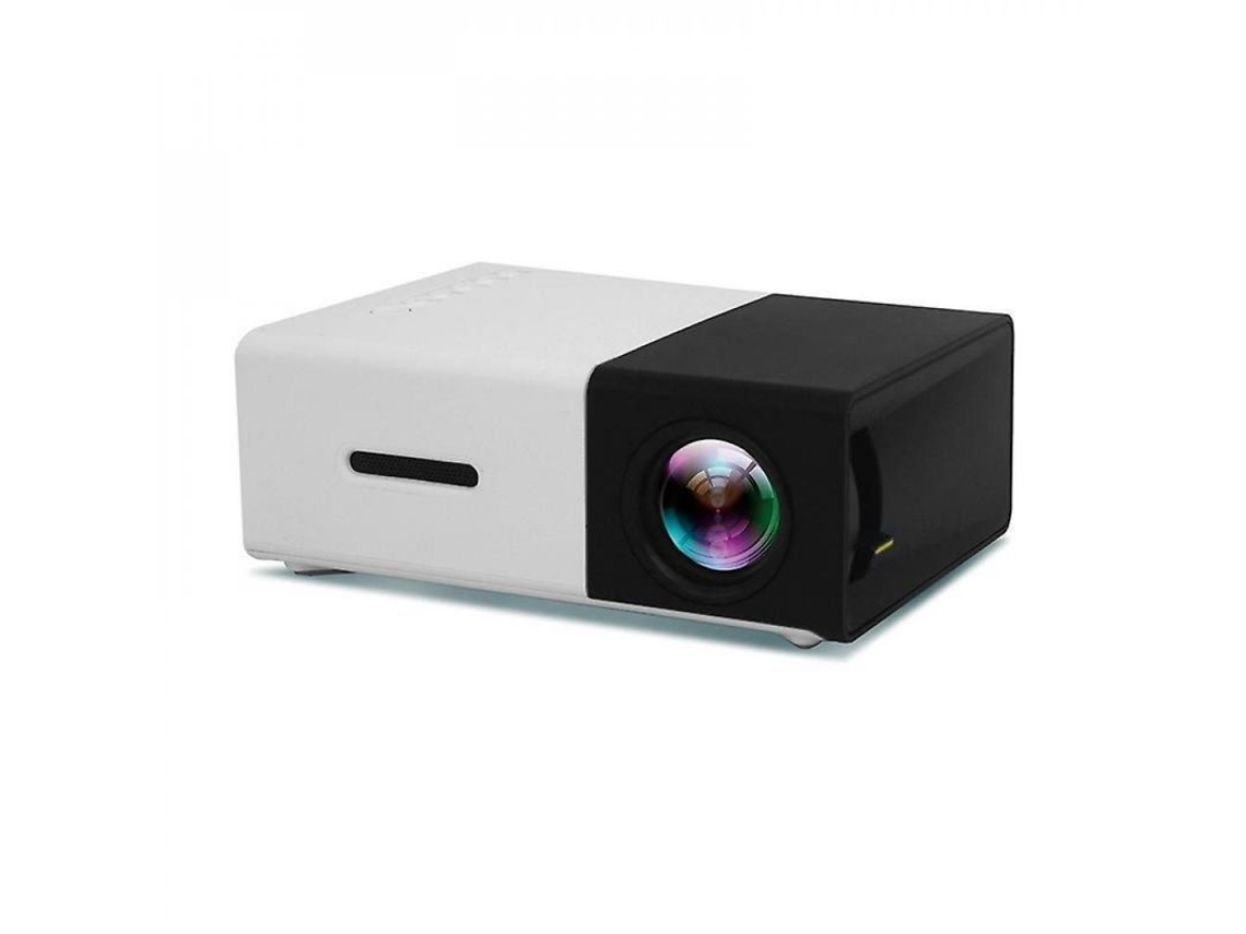 Rebe projetor Mini Portátil para Crianças Presente Filmes Ao Ar Livre com Interfaces Hdmi Usb Av Plug Eu