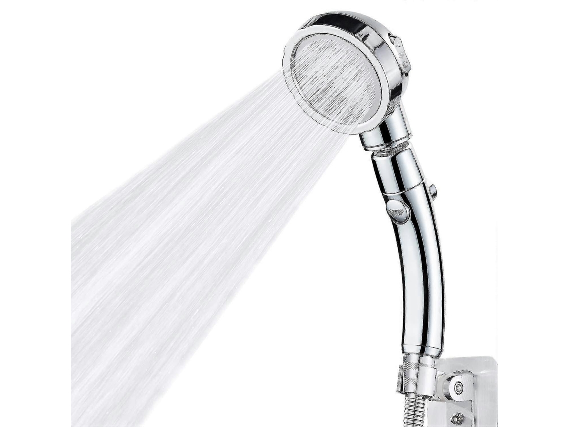 Ducha de mão de alta pressão com interruptor de pausa e 3 modos ajustáveis | S/MARCA