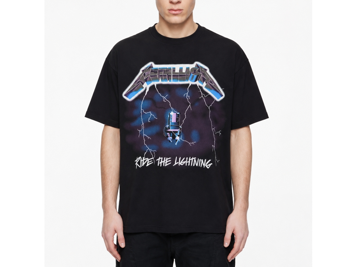 Metallica Ride The Lightning T-shirt Classic Unisex Adults Size:xl