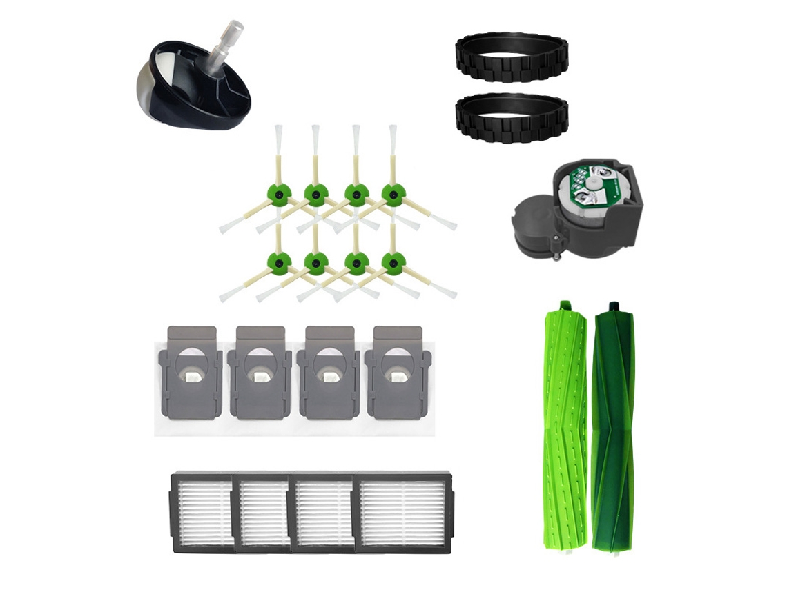 Com Kit De Acessórios Para Aspirador Robô Roomba Da Irobot