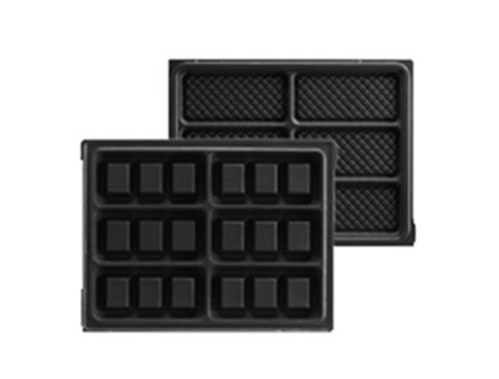 6 Mini Placas De Waffle Para Tarti'Waffles  - 020322 - Lagrange