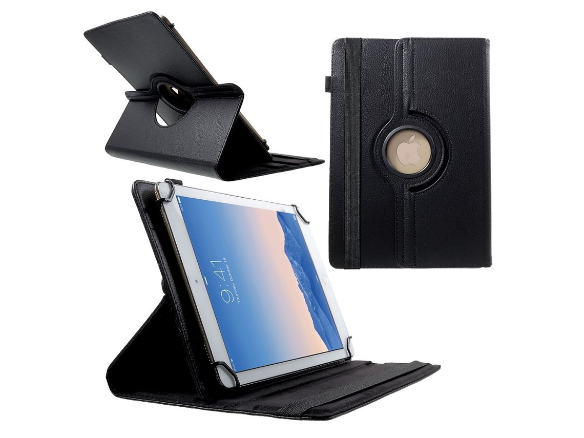 Capa Giratória Universal Para Tablet 9-10 - Preta