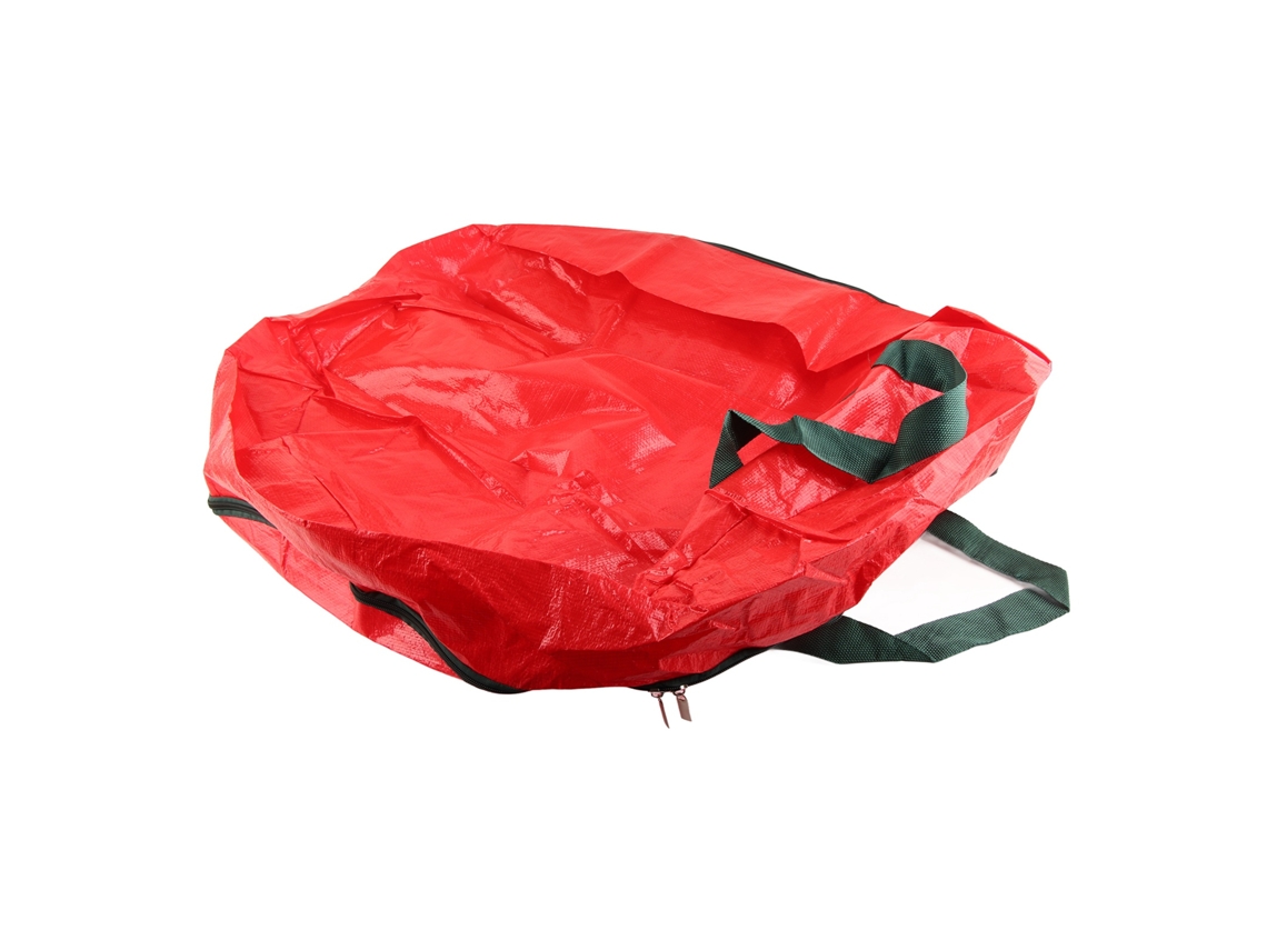 Saco de Armazenamento para Coroas de Natal LAXISCREED, Vermelho, à Prova de Poeira