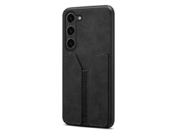 Capa Para Samsung Galaxy S25 Com Suporte Elástico Para Cartão, Feita Em Couro Putpupc, Multicolorida